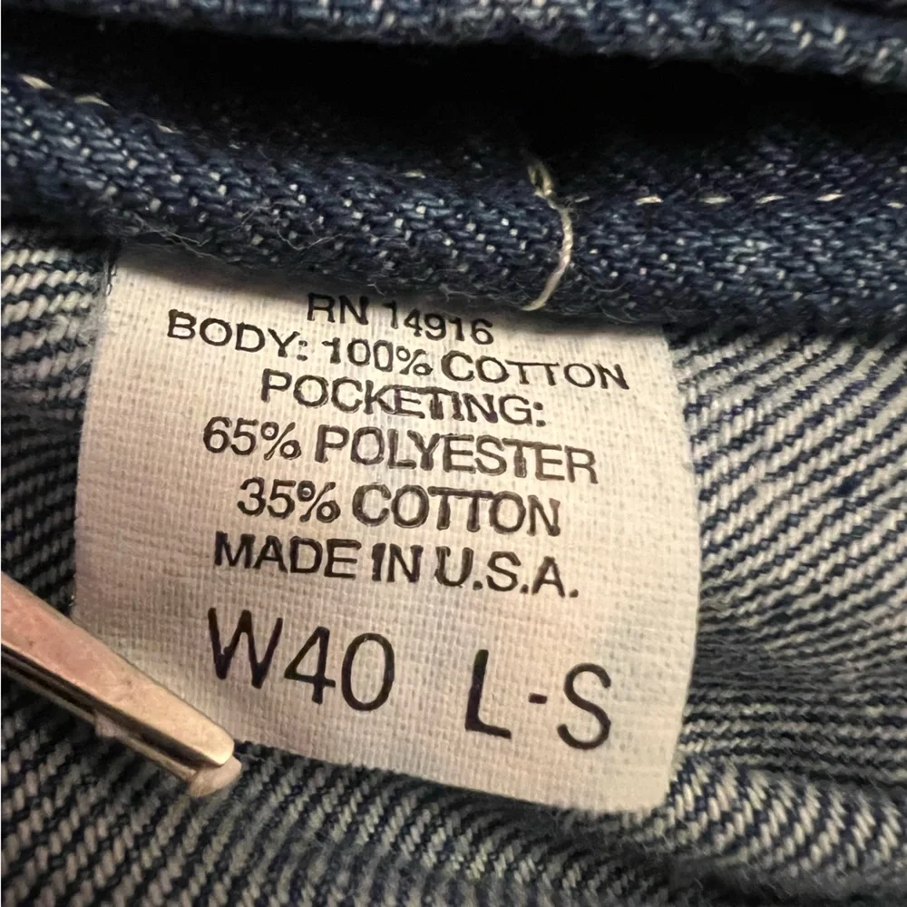 Pointer Bib Overalls W40 L-S Vintage Cotton Button Fly‎ Made USA 40 x 29 - Picture 10 of 12